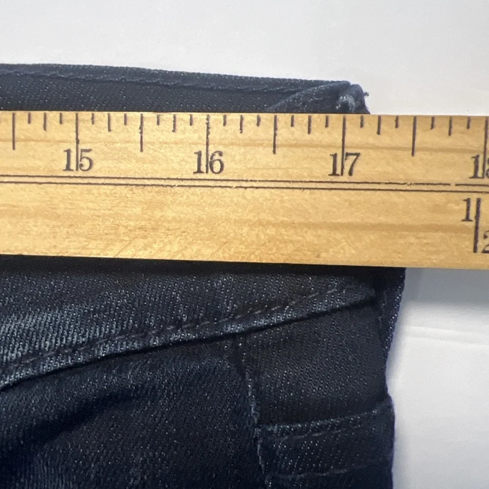 Hudson Byron Five Pocket Str Jeans Mens Size 33/34 Dark Blue Denim‎ Button Fly